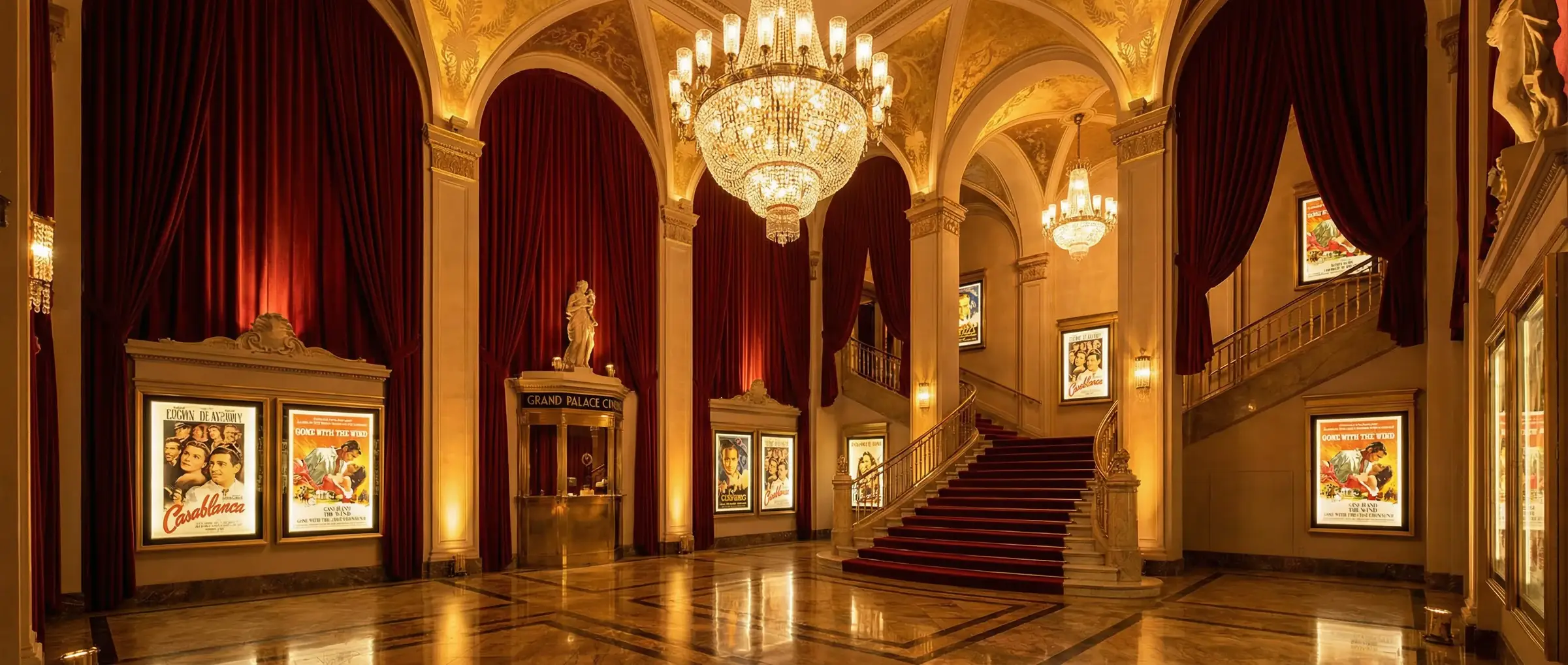 国产自拍 豪华电影院大厅